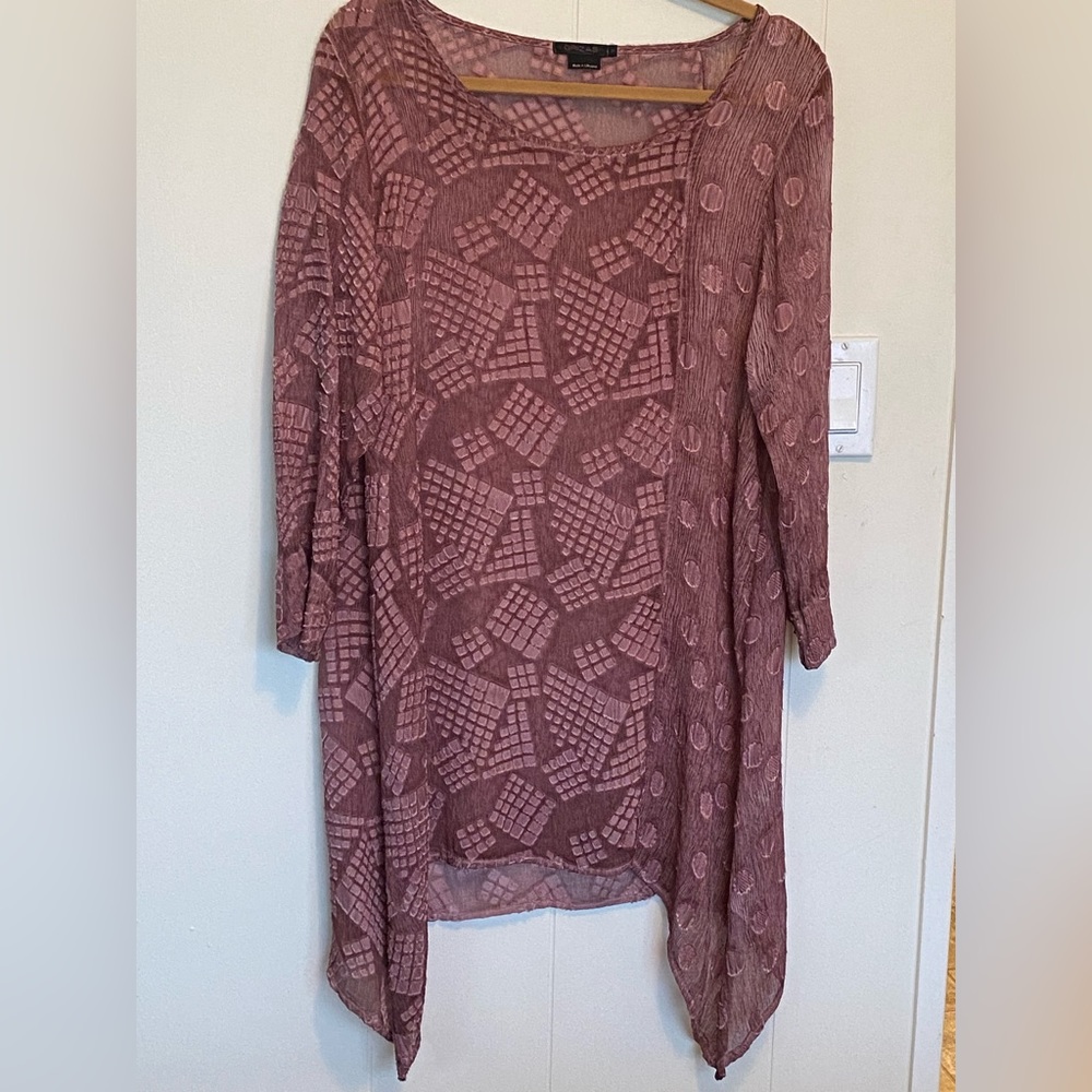 Grizas sheer tunic